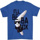Boomerang Funny Mens T-Shirt 100% Cotton Royal Blue