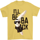 Boomerang Funny Mens T-Shirt 100% Cotton Yellow