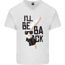 Boomerang Funny Mens V-Neck Cotton T-Shirt White