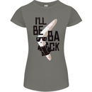 Boomerang Funny Womens Petite Cut T-Shirt Charcoal