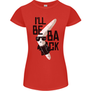 Boomerang Funny Womens Petite Cut T-Shirt Red