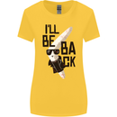 Boomerang Funny Womens Wider Cut T-Shirt Yellow