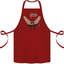 Boomerang Ill Be Back Funny Movie Parody Cotton Apron 100% Organic Maroon