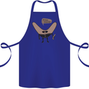 Boomerang Ill Be Back Funny Movie Parody Cotton Apron 100% Organic Royal Blue