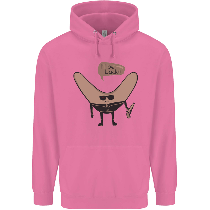 Boomerang Ill Be Back Funny Movie Parody Mens 80% Cotton Hoodie Azelea
