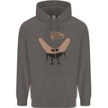 Boomerang Ill Be Back Funny Movie Parody Mens 80% Cotton Hoodie Charcoal