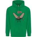 Boomerang Ill Be Back Funny Movie Parody Mens 80% Cotton Hoodie Irish Green