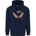 Boomerang Ill Be Back Funny Movie Parody Mens 80% Cotton Hoodie Navy Blue