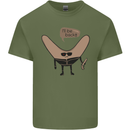 Boomerang Ill Be Back Funny Movie Parody Mens Cotton T-Shirt Tee Top Military Green