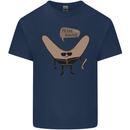 Boomerang Ill Be Back Funny Movie Parody Mens Cotton T-Shirt Tee Top Navy Blue