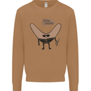 Boomerang Ill Be Back Funny Movie Parody Mens Sweatshirt Jumper Caramel Latte