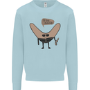 Boomerang Ill Be Back Funny Movie Parody Mens Sweatshirt Jumper Light Blue