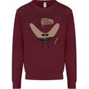 Boomerang Ill Be Back Funny Movie Parody Mens Sweatshirt Jumper Maroon