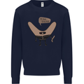 Boomerang Ill Be Back Funny Movie Parody Mens Sweatshirt Jumper Navy Blue
