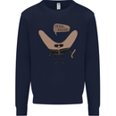 Boomerang Ill Be Back Funny Movie Parody Mens Sweatshirt Jumper Navy Blue