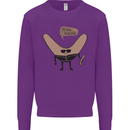 Boomerang Ill Be Back Funny Movie Parody Mens Sweatshirt Jumper Purple