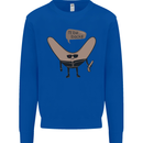 Boomerang Ill Be Back Funny Movie Parody Mens Sweatshirt Jumper Royal Blue