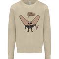 Boomerang Ill Be Back Funny Movie Parody Mens Sweatshirt Jumper Sand