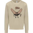 Boomerang Ill Be Back Funny Movie Parody Mens Sweatshirt Jumper Sand