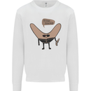Boomerang Ill Be Back Funny Movie Parody Mens Sweatshirt Jumper White