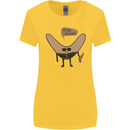 Boomerang Ill Be Back Funny Movie Parody Womens Wider Cut T-Shirt Yellow