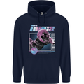 Born Aries Birthday Star Sign Childrens Kids Hoodie Navy Blue