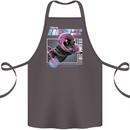 Born Aries Birthday Star Sign Cotton Apron 100% Organic Dark Grey