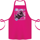 Born Aries Birthday Star Sign Cotton Apron 100% Organic Pink