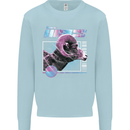Born Aries Birthday Star Sign Kids Sweatshirt Jumper Light Blue