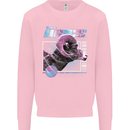 Born Aries Birthday Star Sign Kids Sweatshirt Jumper Light Pink