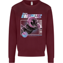 Born Aries Birthday Star Sign Kids Sweatshirt Jumper Maroon