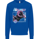 Born Aries Birthday Star Sign Kids Sweatshirt Jumper Royal Blue