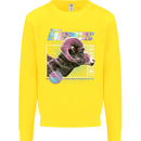 Born Aries Birthday Star Sign Kids Sweatshirt Jumper Yellow