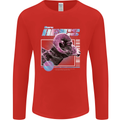 Born Aries Birthday Star Sign Mens Long Sleeve T-Shirt Red