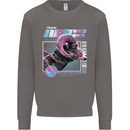 Born Aries Birthday Star Sign Mens Sweatshirt Jumper Charcoal