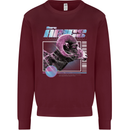 Born Aries Birthday Star Sign Mens Sweatshirt Jumper Maroon