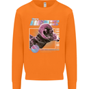 Born Aries Birthday Star Sign Mens Sweatshirt Jumper Orange