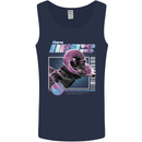 Born Aries Birthday Star Sign Mens Vest Tank Top Navy Blue