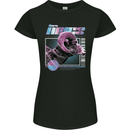 Born Aries Birthday Star Sign Womens Petite Cut T-Shirt Black