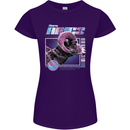 Born Aries Birthday Star Sign Womens Petite Cut T-Shirt Purple