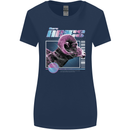 Born Aries Birthday Star Sign Womens Wider Cut T-Shirt Navy Blue