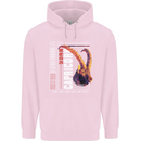 Born Capricorn Birthday Star Sign Childrens Kids Hoodie Light Pink