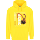 Born Capricorn Birthday Star Sign Childrens Kids Hoodie Yellow