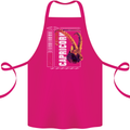 Born Capricorn Birthday Star Sign Cotton Apron 100% Organic Pink
