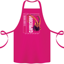 Born Capricorn Birthday Star Sign Cotton Apron 100% Organic Pink