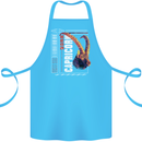 Born Capricorn Birthday Star Sign Cotton Apron 100% Organic Turquoise