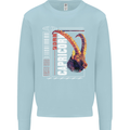 Born Capricorn Birthday Star Sign Kids Sweatshirt Jumper Light Blue