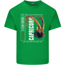 Born Capricorn Birthday Star Sign Kids T-Shirt Childrens Irish Green