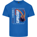 Born Capricorn Birthday Star Sign Kids T-Shirt Childrens Royal Blue