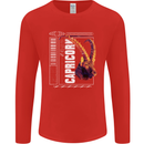 Born Capricorn Birthday Star Sign Mens Long Sleeve T-Shirt Red